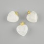 Pendentif Cœur Cristal de roche 15×15×23 mm+