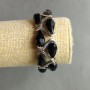 Bracelet en cristal de Bohême, longueur 18 cm+ stretch