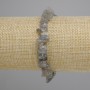 Bracelet en éclats de labradorite, diamètre 6–12 × 1,5 mm ±, longueur 18 cm ±, élastique
