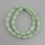 Perles de jadéite en grain, diamètre 12,5×8 mm, longueur 38 cm ±