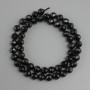Perles de tourmaline facettées, diamètre 7 mm, longueur 38 cm ±