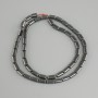 Perles Hématite rectangle, diamètre 8x4mm+-, longueur 40m+