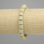  Bracelet Lavite cylindrique, diamètre 8×8 mm, longueur 18 cm, élastique
