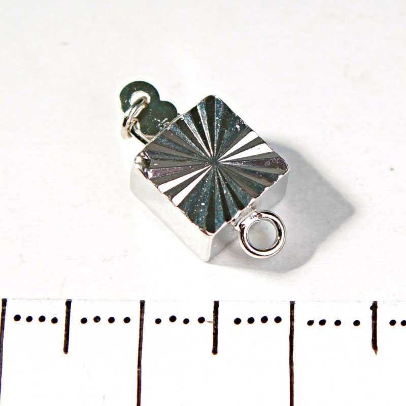 (18 mm) Fermoir carré pour bracelet