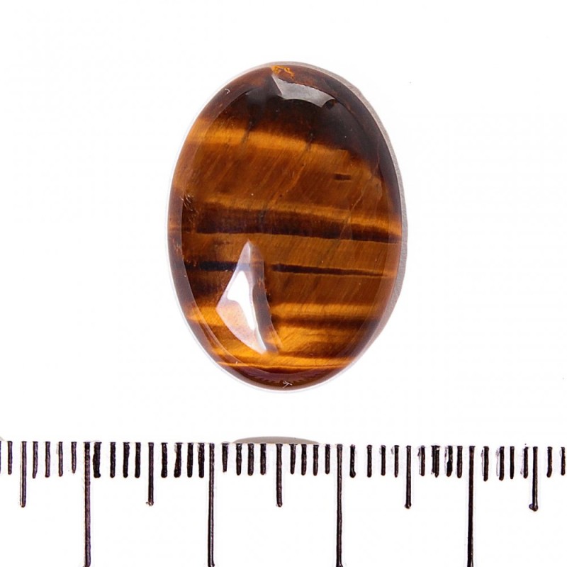 Fourniture cabochon œil de tigre 25×18 mm