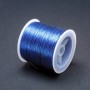 Élastique bleu pour loisirs créatifs, bobine, longueur 30 m+