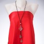 Pendentif sur long cordon «Ancre», longueur 85 cm
