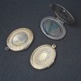 Fourniture : pendentif secret à fermoir couleur bronze 3 × 2,4 cm