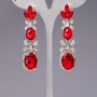 Boucles d'oreilles en cristaux « lustres » « chandeliers » « Miledi »