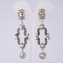 Boucles d'oreilles de soirée longues, longueur 9 cm