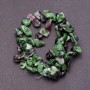 Perles de zoïsite papillon sur fil, 8–12 mm, longueur 38 cm