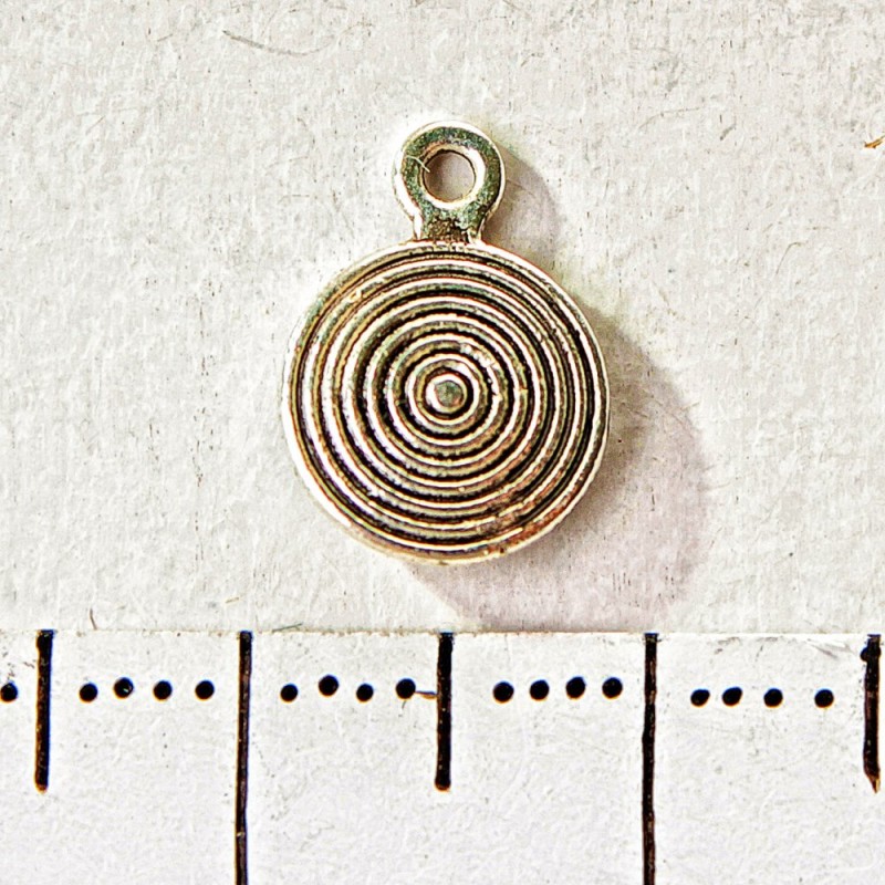 Pendentif Spirale hypnotique 8×12 mm emballage 20 g ± 37 pièces