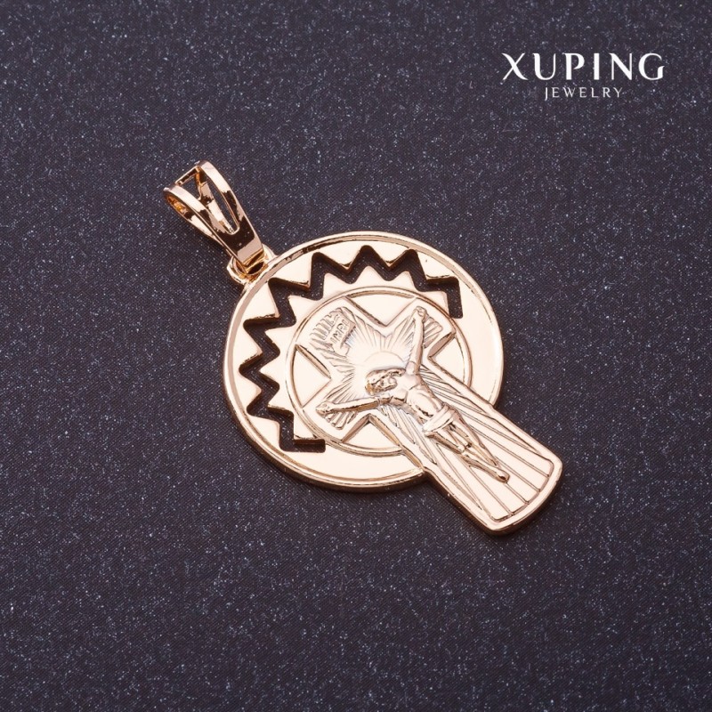 Pendentif Xuping Croix couleur «or» 37×20 mm