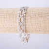 Bracelet strassé «Épi», longueur 20 cm, largeur 14 mm