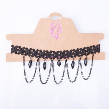 Choker pour le cou «Venise» aux formes ovales