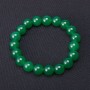 Bracelet chrysoprase, billes lisses de 10 mm sur élastique