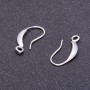 Crochets pour boucles d'oreilles L 20 mm couleur «argent»