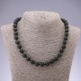 Collier de lave, perles de 10 mm, longueur 45 cm