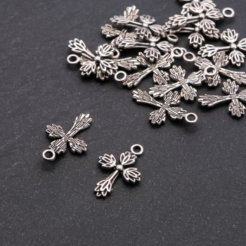 Pendentif Croix – fournitures Ø d mm L5×16 mm emballage 20 g ± 14 pièces