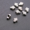 Perle Pandora Croix, diamètre 4,5 mm, longueur 14×9 mm, emballage 20 g ± 9 pièces
