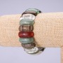 Bracelet assorti de pierres — maillons 25×10 mm