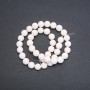 Perles de corail épongé blanches, billes de 10 mm, fil de 39 cm