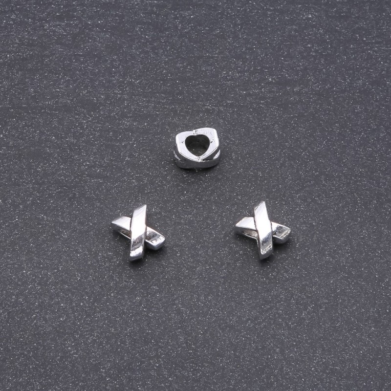 Fourniture perle-insertion «X» 9 × 8 mm, conditionnement 20 g ± 16 pièces