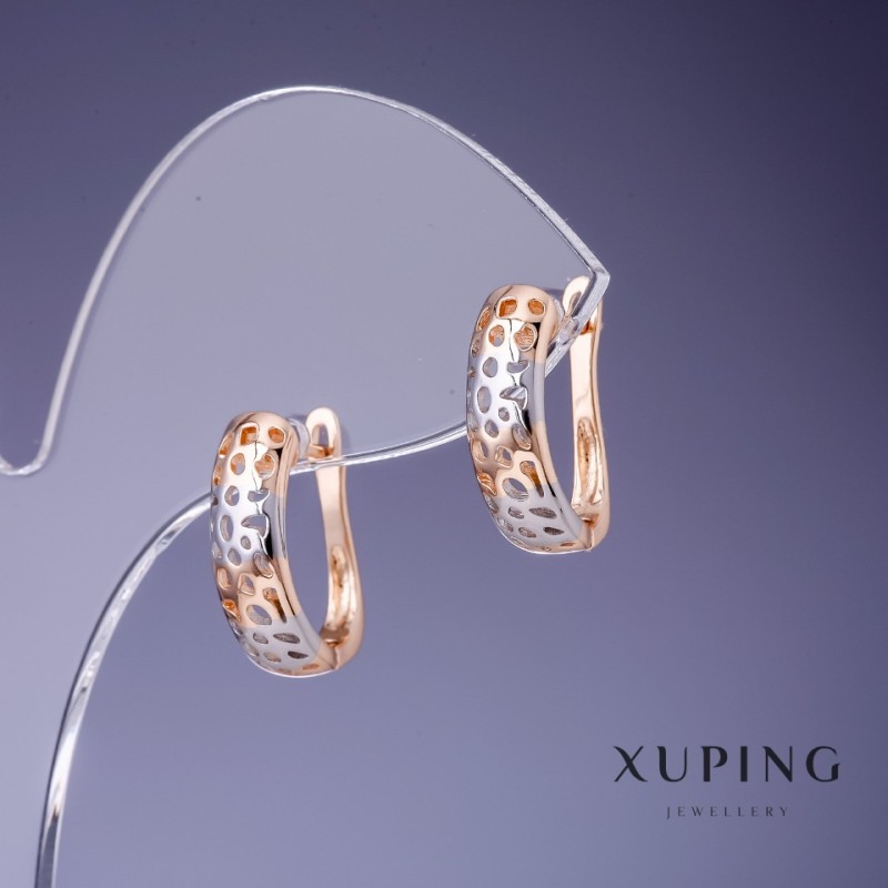 Boucles d'oreilles Xuping 5×16 mm dorure 18K