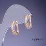 Boucles d'oreilles Xuping 5×16 mm dorure 18K