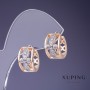 Boucles d'oreilles Xuping 15×9 mm «or 18K»