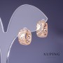 Boucles d'oreilles Xuping 14×7 mm dorure 18K