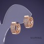 Boucles d'oreilles Xuping 7×15 mm plaqué or 18K