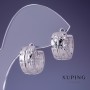 Boucles d'oreilles Xuping rhodié 8 × 15 mm