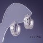 Boucles d'oreilles Xuping en rhodium 6×15 mm