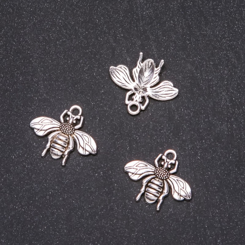 Fournitures – Pendentif papillon 22×18 mm, emballage 20 g ±14 pièces