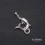 Pendentif Xuping Dauphin 33×28×20 mm plaqué rhodié