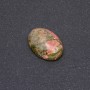 Cabochon en pierre naturelle héliotrope 25×18 mm