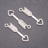 Pendentif-connecteur Flèche, diamètre 30×7 mm, diamètre in-1, emballage 7 mm, 20 g ± 19 pièces