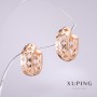Boucles d'oreilles Xuping 14×6 mm dorure 18K