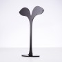 Présentoir pour bijoux en plastique noir — hauteur 132 mm, largeur 80 mm, profondeur 30 mm