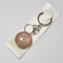 Porte-clés, diamètre 3,5 cm, longueur 9 cm