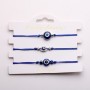 Bracelets à enfiler «Œil» – ensemble de 3 pièces
