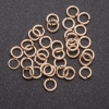 Fourniture : anneau de connexion, diamètre 5 mm, couleur métal or clair, conditionnement 2 g