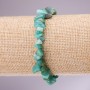 Bracelet en amazonite, pépites sur élastique, diamètre 5–8 mm, longueur 18 cm