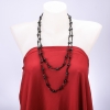 Colliers longs en agate, longueur 150 cm