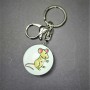 Porte-clés «Misha», diamètre 40×30 mm, longueur 9,5 cm