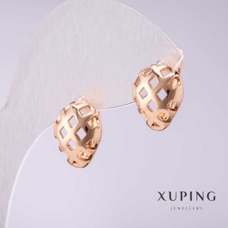 Boucles d'oreilles Xuping dorure 10 × 14 mm