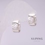 Boucles d'oreilles Xuping rhodium 12x7 mm