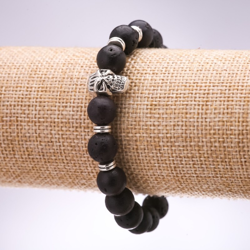 Bracelet Lave-Crâne, diamètre 10 mm, longueur 18 cm sur élastique