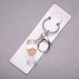 Porte-clés Nouvel An - Flûte à champagne, longueur 10 cm
